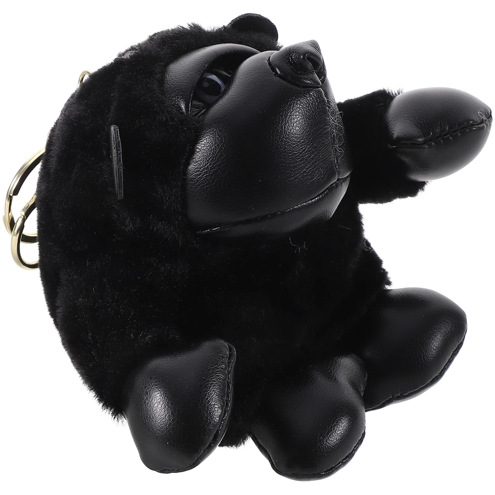 

Gorilla Plush Pendant Monkey Keychain (Black) 1pc Stuffed Animal Toy Animals Baby