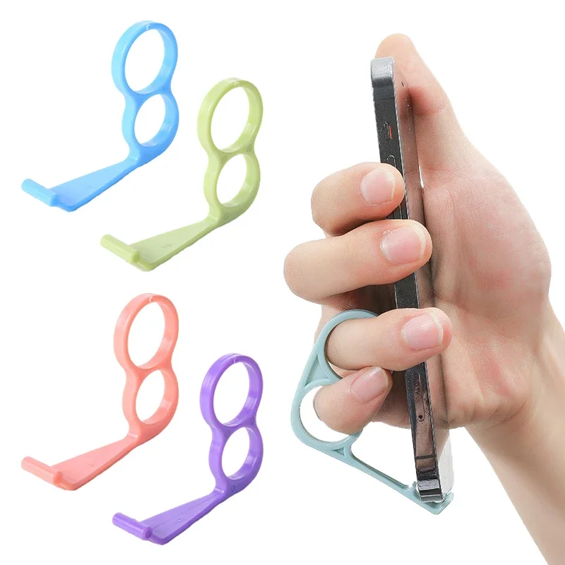

New Models Finger Ring Phone Grip Holder,Plastic Cellphone Tablet Handheld Support Bracket Finger Mount Stand for iPhone Android
