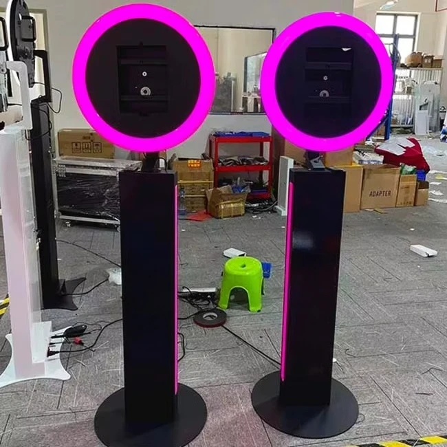 Ipad Photo Booth Bluetooth Luxury Wedding Decoration Stage Light Round Square Rgb Light Emitting Diode Ring Light
