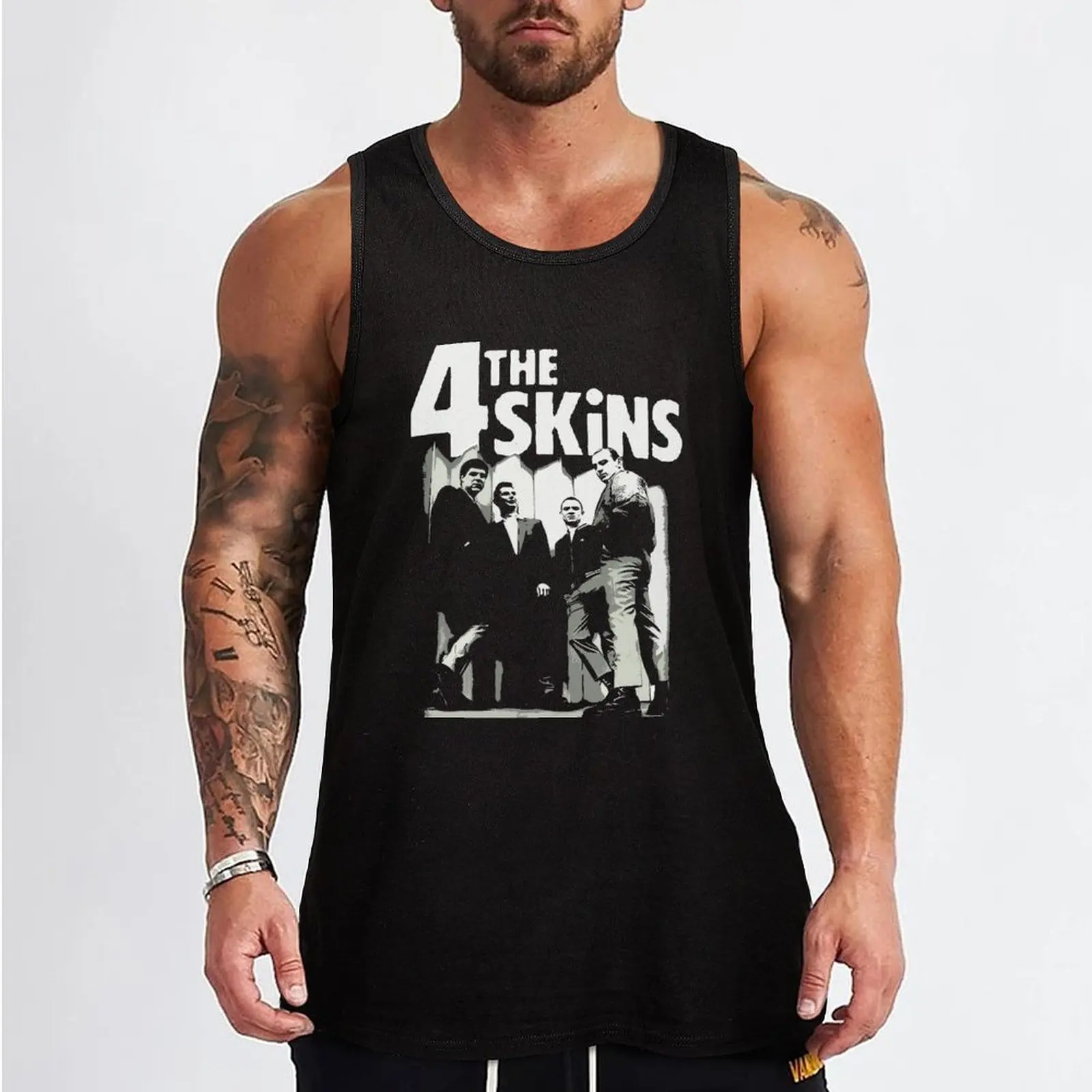 The 4 Skins - 4 Skins - Skinhead Tank Top Men's gym t-shirt sports t-shirts for men