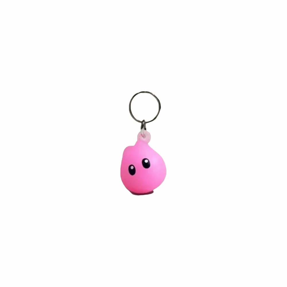 Luminous Magnetic Key Holder Magnetic Suction PVC Material Couple Keyring Glow-in-the-dark Cute Design Key Ring Rack Daily Use