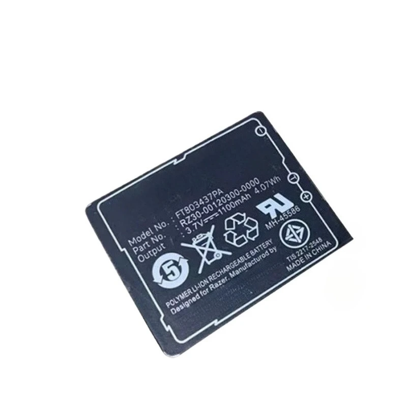 New FT803437PA LP083442A 3.7V 4.07Wh 1100mAh Battery for Razer FT703437PP RC03-001201 Cordless Mouse High Quality Mouse Battery