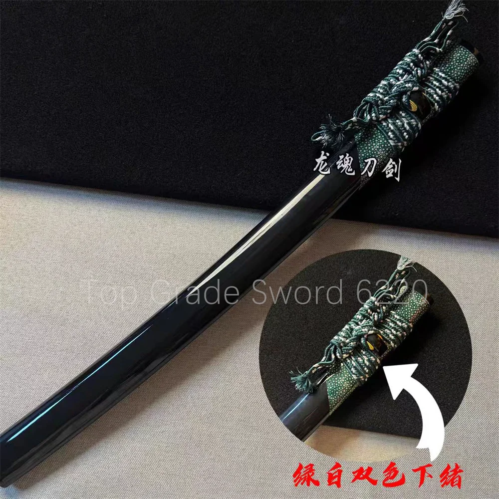 A Set Nice Tsuka Handle Brass Tsuba Handguard Habaki Seppa Hardwood Sheath For Real Samurai Katana Tachi Sword Fitting Parts