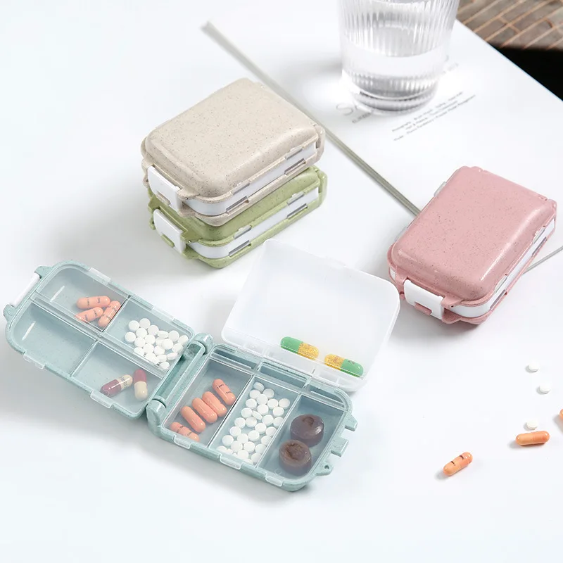 1pcs Mini Vitamin Holder Portable Weekly Pill Cases Medicine Tablet Storage Container Case Medicine Drug Box Pills Organizer   4