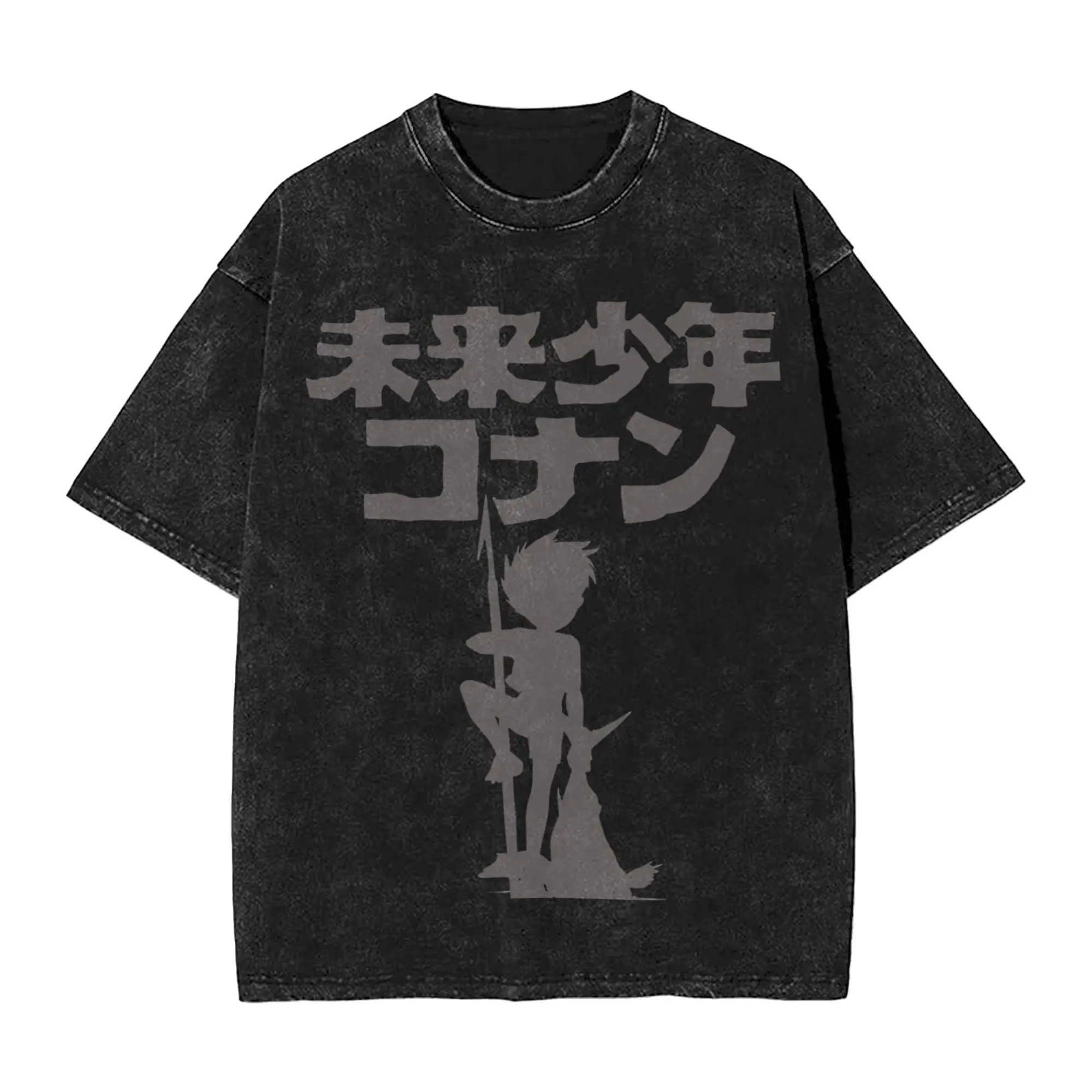 Men's Conan The Future Boy T Shirts  Clothing Beach Classic Short Sleeves T-Shirt O-Neck Harajuku Design Tee Shirt Hot Sale