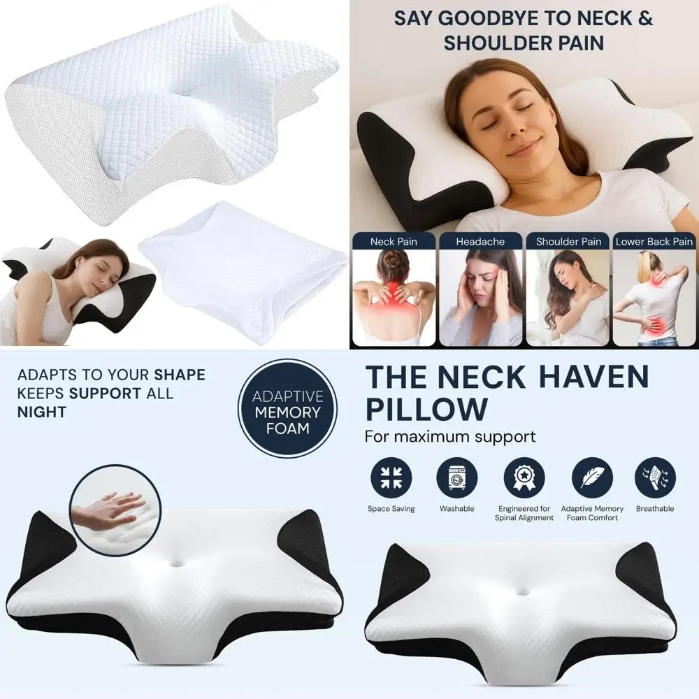 

Коллекция ортопедических подушек Neckhaven 2026 — пена с эффектом памяти и наволочкой