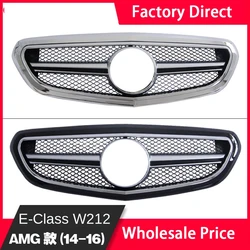 AMG 스타일 프론트 레이싱 페이스리프트 그릴, 메르세데스-벤츠 W212 E-클래스 E250 E280 E300 E320 E400 E430 2014-2016 용 어퍼 그릴