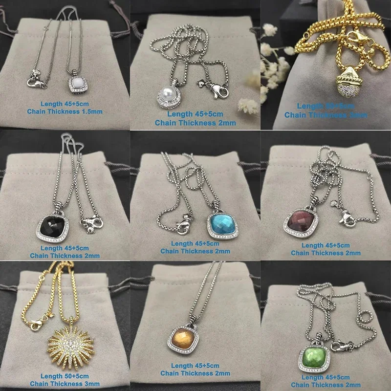 High Quality Stylish 925 Silver Dy Jewelry Pendant Necklace For Everyday Wear