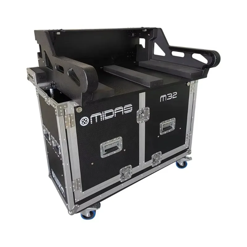 Customized Midas M32 Flight Case Hydraulic Version With Wheels Pa System Portable Stage Equipment Outdoor Indoor