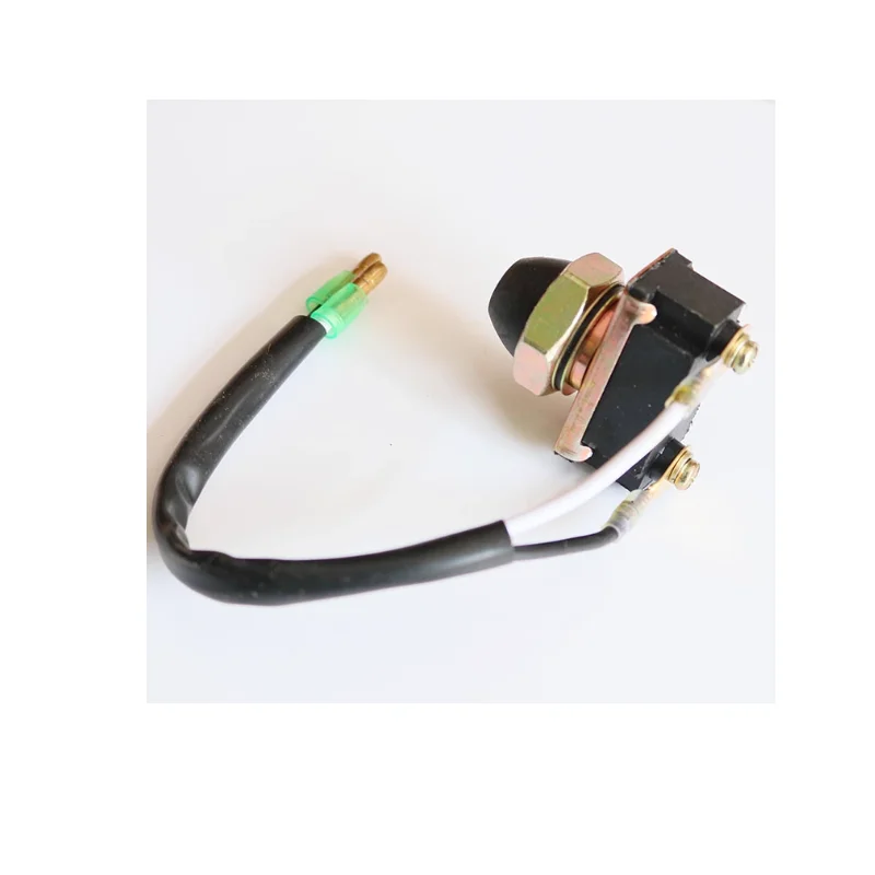 Start horn button self resetting car start switch with wire pure copper modification manual button horn switch