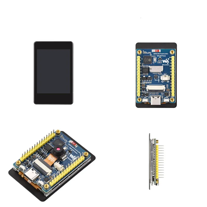 Waveshare ESP32-S3 2" Capacitive Touch Display Board (240×320 IPS, WiFi/BT, Camera Interface)