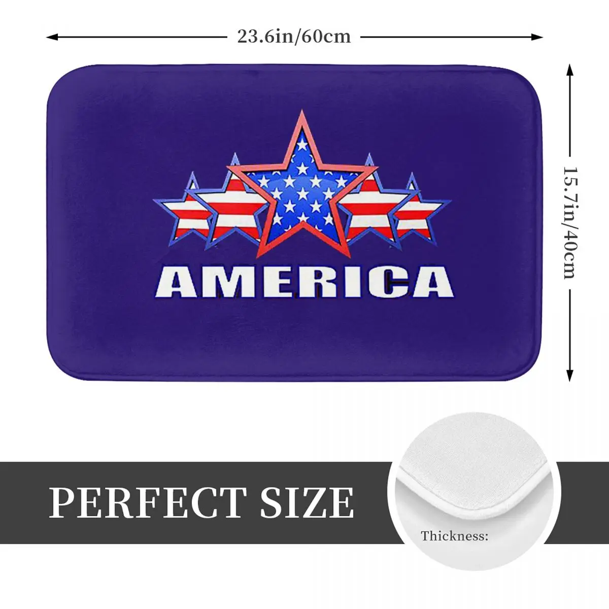 America Army Military Star Anti-slip Doormat Floor Mat Carpet Rug for Kitchen Entrance Home Bathroom Living room Footpad Mats