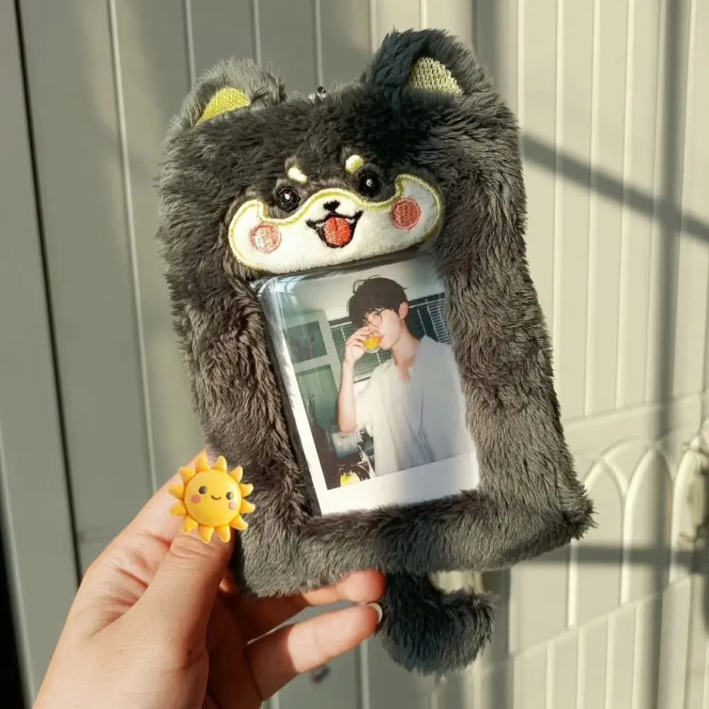 Animal Photocard Case Cartoon Multiple style Student Card Holder Bear Idol Photo Display Bus Door Cards Sleeve Birthday Gift