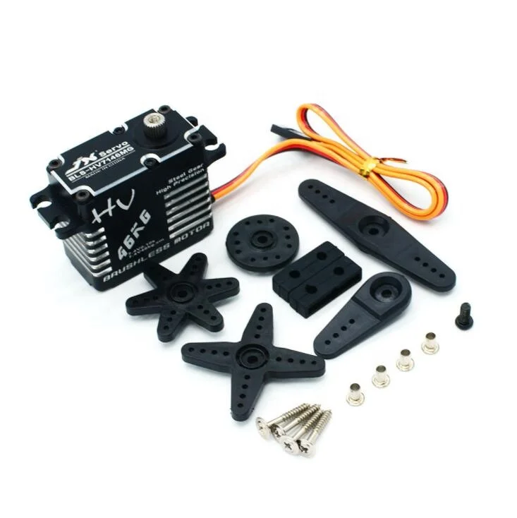 Waterproof JX BLS-HV7146MG Brushless Standard Servo 7.4V 0.1sec Steel Gear Alum for RC Model Car Truck  Robot