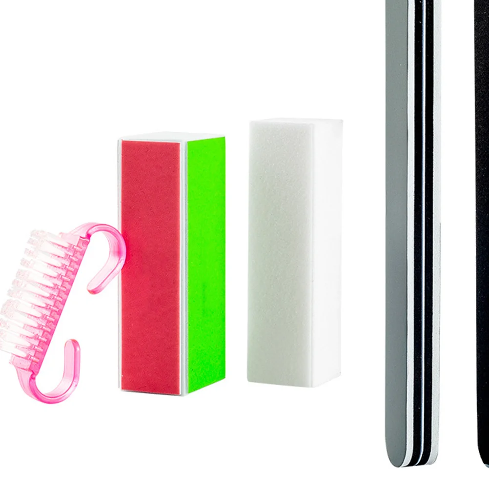 

2pcs Professional Nail File Set Rough Grit Sanding Bar For Manicure Pedicure Polish Buffer Acrylic False Natural Nails Polishing