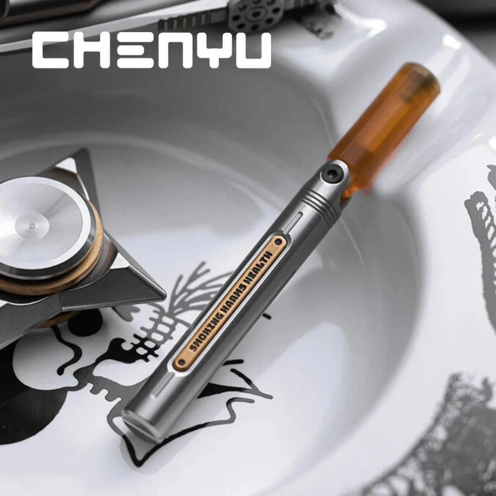 CHENYU EDC Laygen Push Slider Ultra-fine Compositefidget Push Stick Stress Relief Toy Fidget Toy Adults Anxiety Relief Gadget