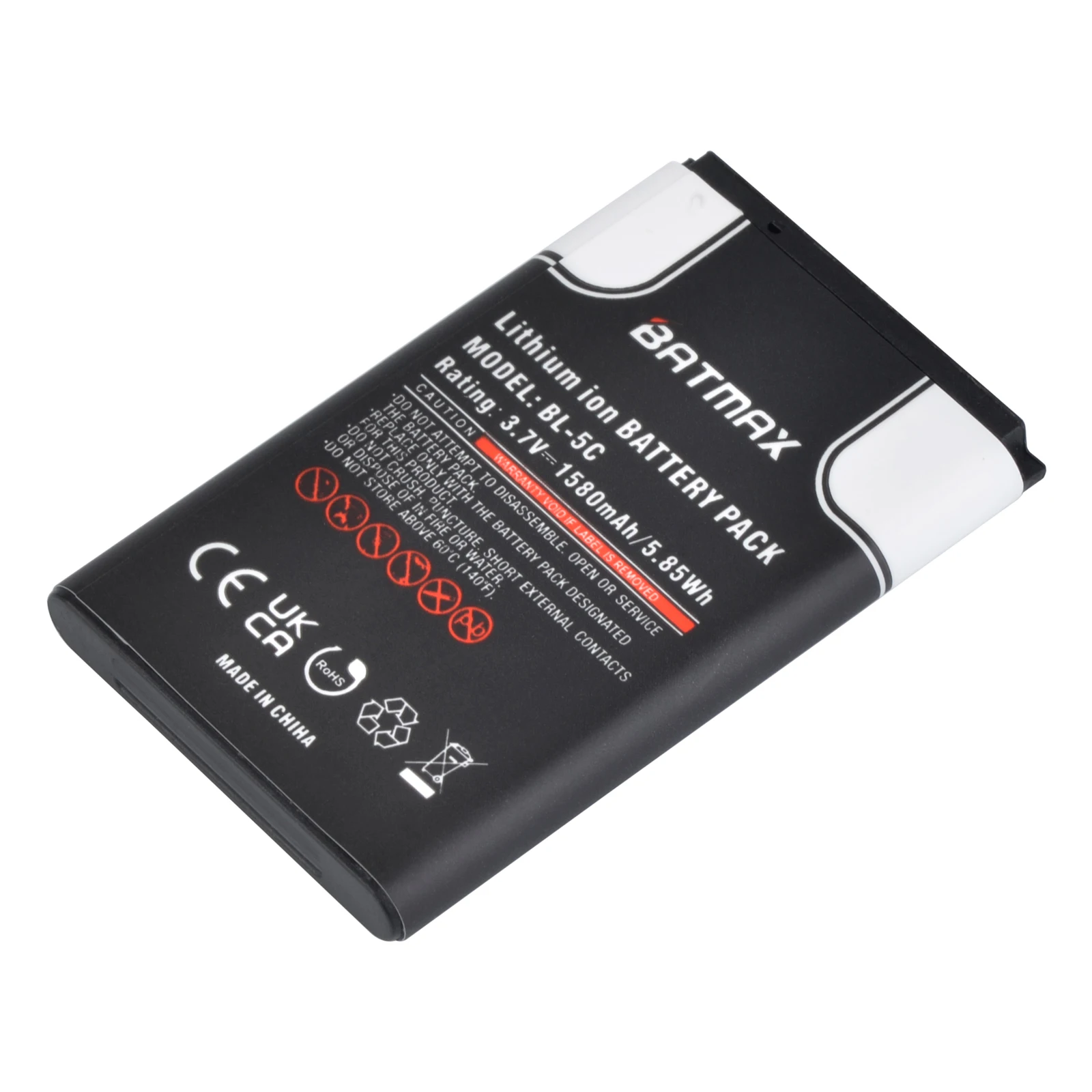 Bateria do telefone do BL 5C Li-ION 1580mAh BL-5C BL5C para Nokia 2112 2118 2255 2270 2280 2300 2600 2610 3125 3230