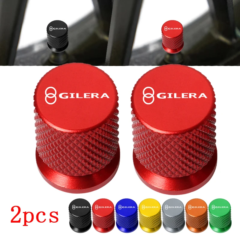 

2 шт. колпачки для клапанов шин мотоцикла, крышка для колес с ЧПУ, алюминий для Gilera GP800 Fuoco Nexus 500 Runner 50 125 200, аксессуары