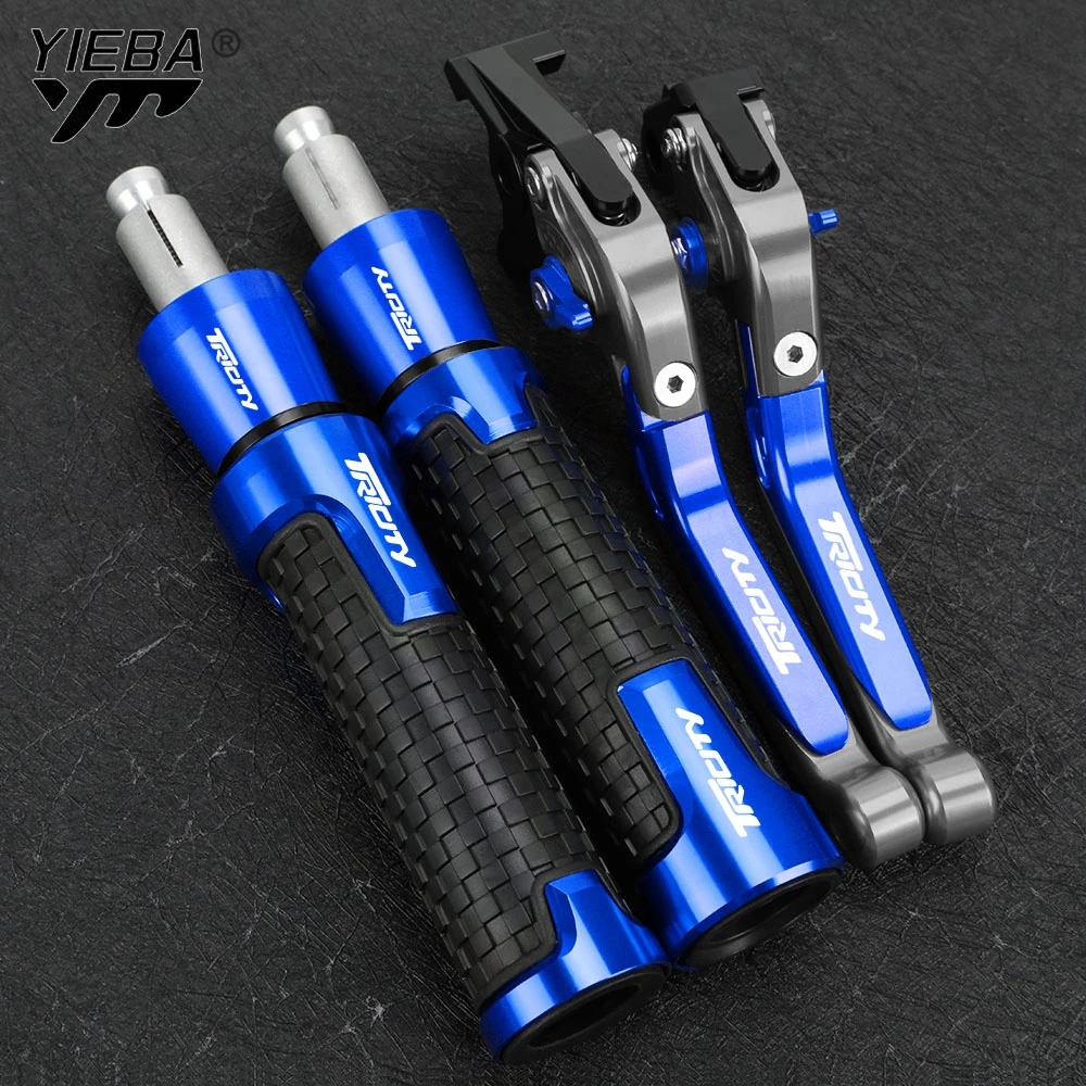 For YAMAHA TRICITY 125 155 TRICITY125 TRICITY155 Motorcycle Adjustable Extendable Brake Clutch Levers Hand Grips Handlebar Ends