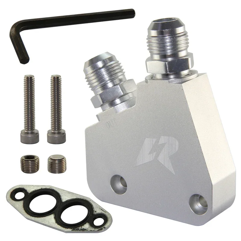 Adapter chłodnicy oleju LR pasujący do Corvette C5 C6 C7 LS1 LS2 LS3 LSX Cadillac CTS-V LS1 Camaro & Firebird