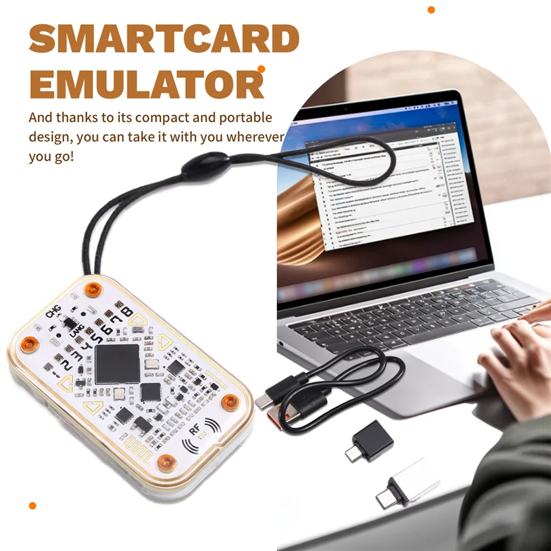 SQPP-Chameleon Ultra RFID Считыватель смарт-чипов Эмулятор смарт-карт 125 кГц 13,56 МГц IC Декодирование идентификационных карт с функцией сброса батареи