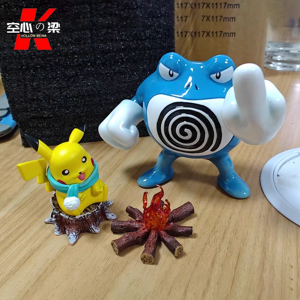 [Mondo in scala 1/20] Decorazione di figure giocattolo Pikachu riscaldante di Fire Pikachu