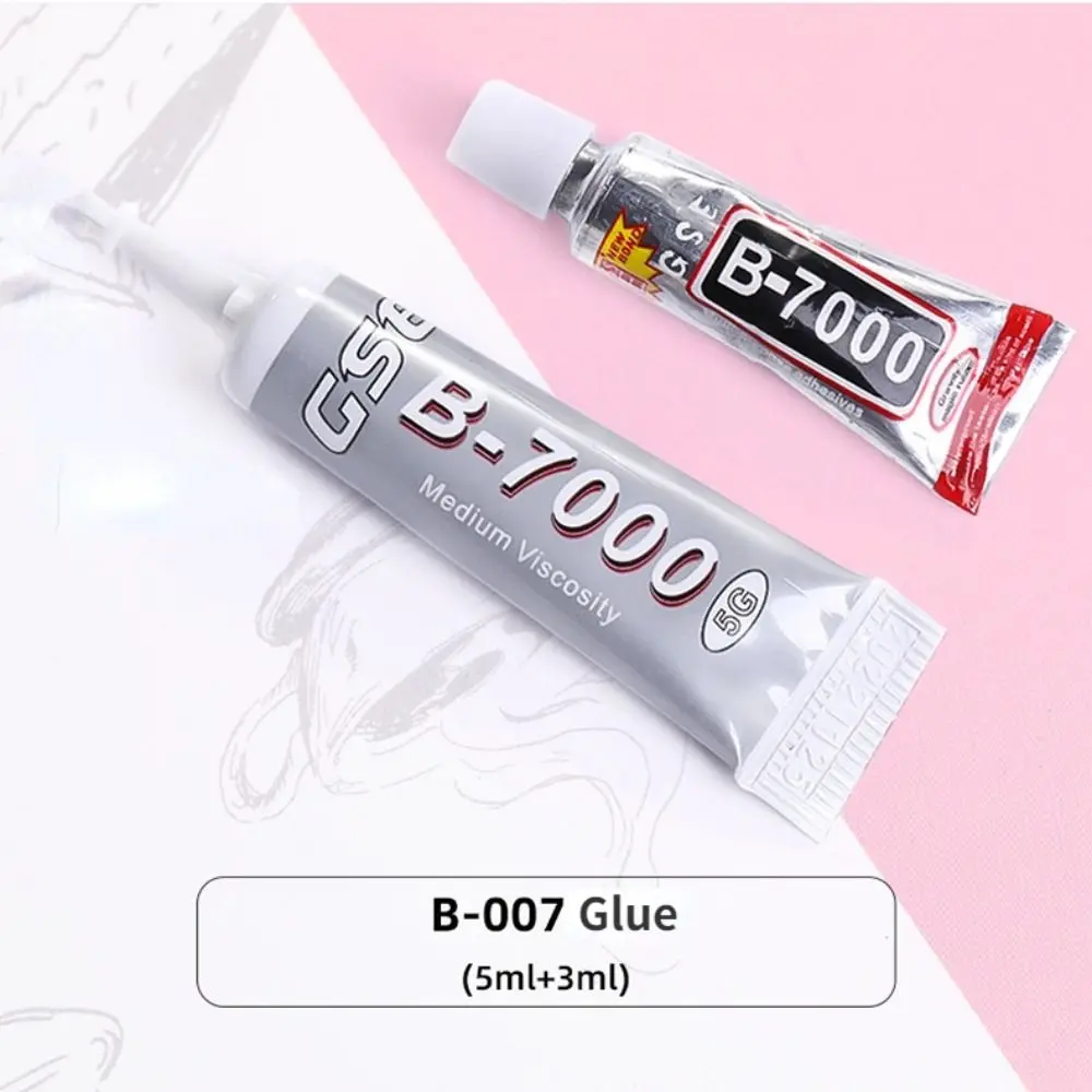 กาวอเนกประสงค์สำหรับตกแต่ง B7000ยาสีฟันแบบทำมือกาวติดหน้าจอกาวซ่อมโทรศัพท์กาวอุปกรณ์เสริมติดโทรศัพท์แบบพกพา