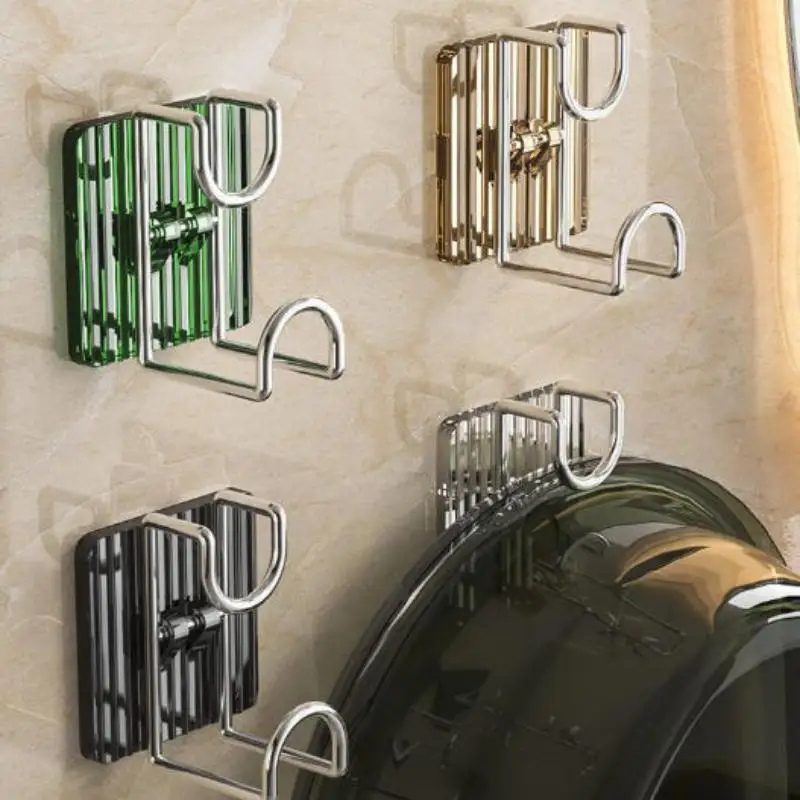 1Pcs Wall Mounted Washbasin Hook Adhesive Shelf For Bathroom Sink Organizer Storage Rack For Small Items Kitchen Accessories