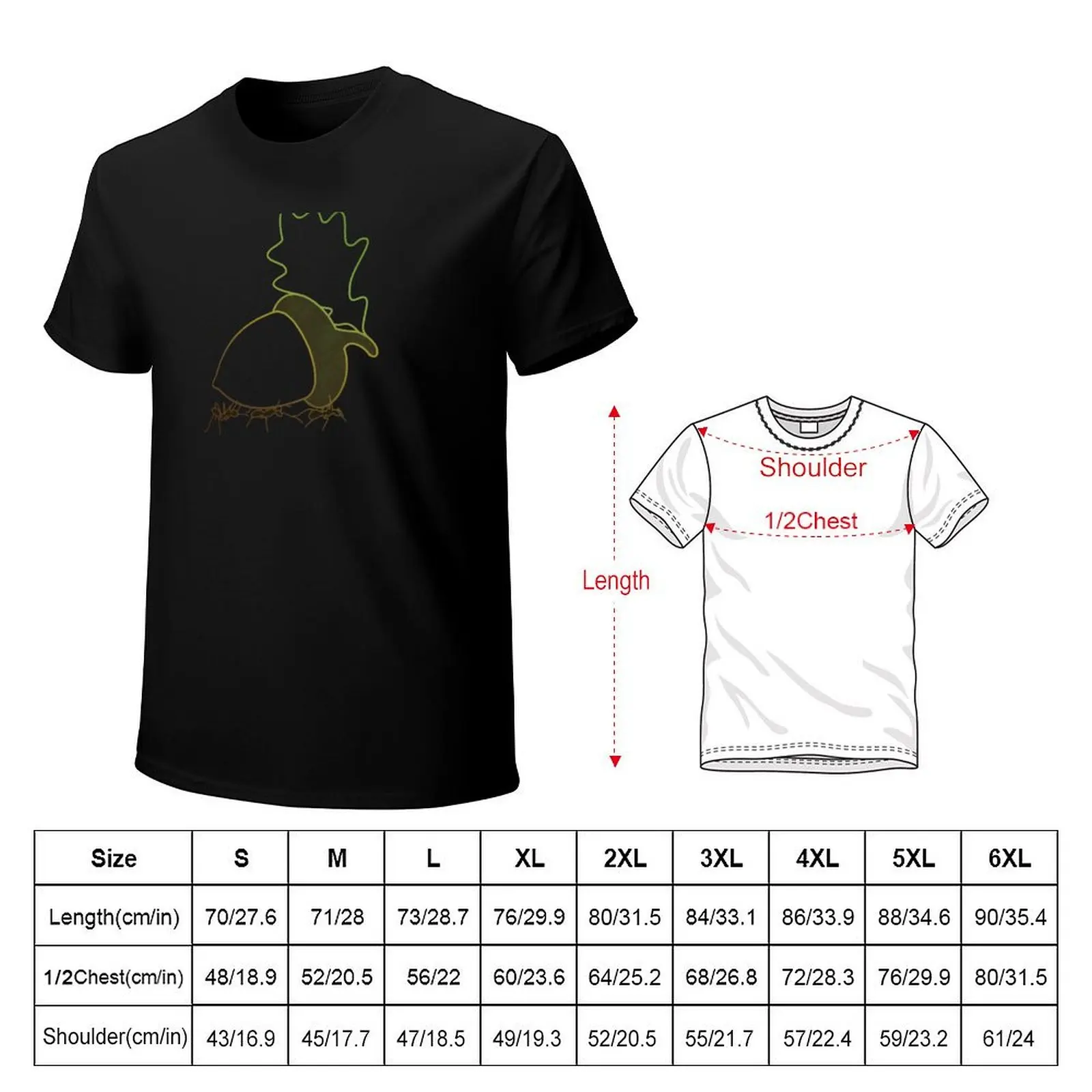 Ants Carrying An Acorn T-Shirt vintage shirts graphic kawaii clothes cute clothes mens graphic t-shirts