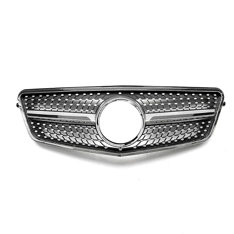 

Front Center Diamond Grill For 2009-2013 Merced Benze E Class W212 E300L E400L E200 E180 MESH Grill W212 Grille