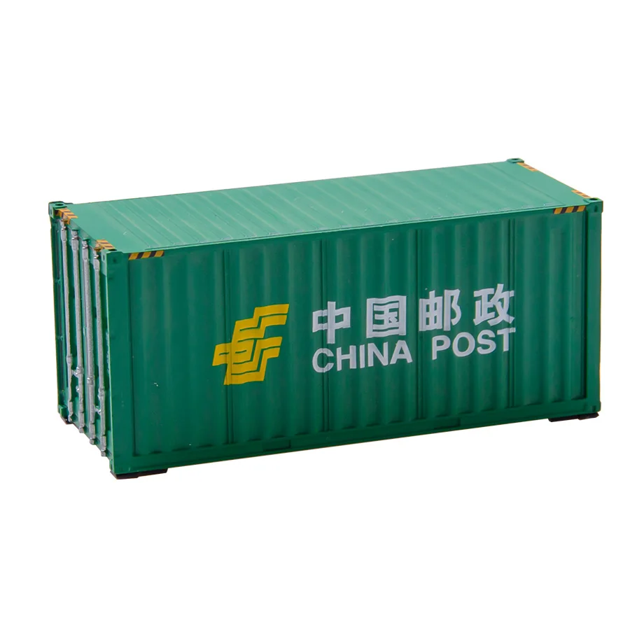 Simulation Miniature 20Feet Container Shipping Box Model For HO Train Accessoy Scale 1:87 Railway Scene Layout  Diorama Toys