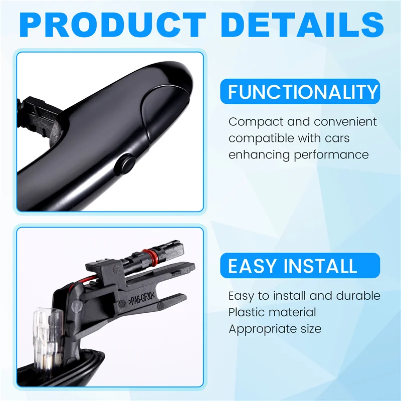 

4Pcs/Set Outside Door Handle For BMW MINI F54 F55 F56 F57 F60 2014-2023 51712457415 51712457414 51712457413 51712457410