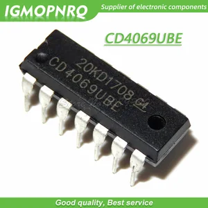 10 exemplaires par lot CD4069 CD4069UBE inverseur hexagonal DIP-14 nouveau original 6 meilleures ventes CD4069 - No 3