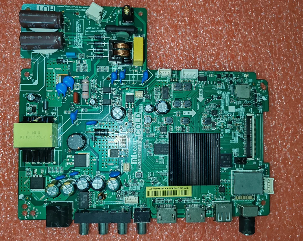 

TPD.MS348T.PB793 WIFI network three in one TV motherboard, tested well, physical photo