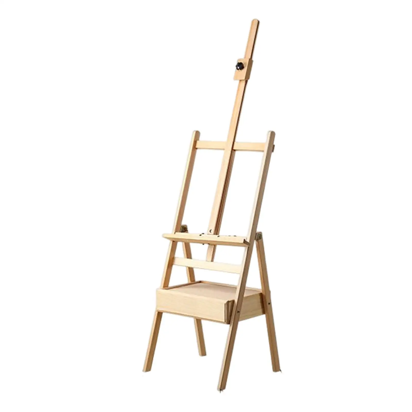 Wooden French Sketchbox Easel with Drawer Adjustable Studio Field Sketch Box Easel Easel Stand for Accessories Sketching Artist