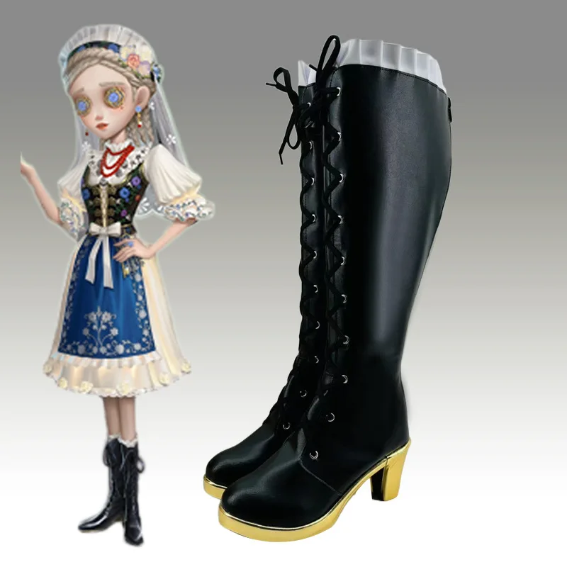 

Identity V Vera Nair Cosplay Shoes Game Cos Long Boots Cosplay Costume Prop Shoes for Con Halloween Party Accessories