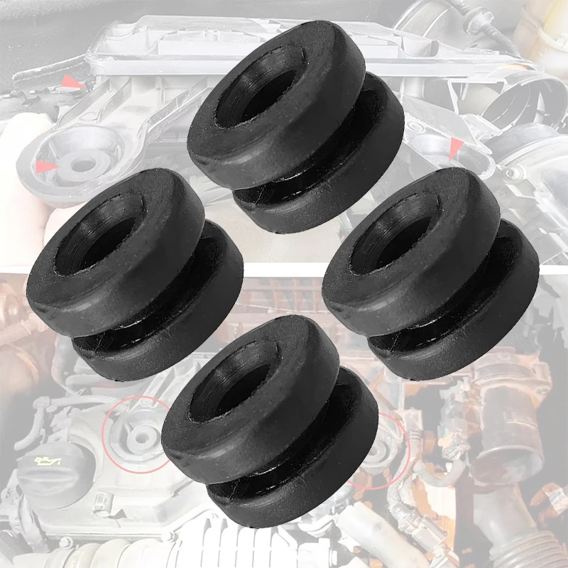 

4Pcs/Set Air Filter Housing Mounting Rubber Grommet fits For Citroen Peugeot 1422A4 Car Parts