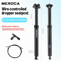 MEROCA Seatpost mtb telescopic seatpost 30.9/31.6mm dropper seatpost bicycle seats Adjustable mtb seat tube mtb bike accessories