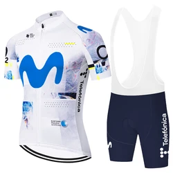 2023 movistar cycling team custom cycling jersey Sports Cycling suit men summer 6xl cycling mens Ropa Ciclismo Maillot Culotte