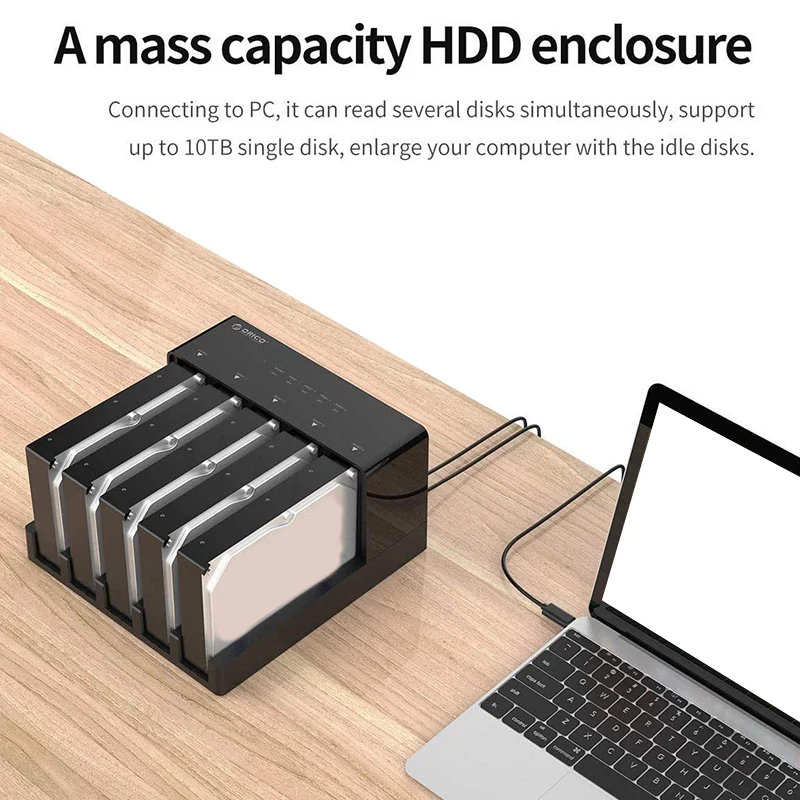 Orico Super Speed Usb 3.0 HDD Docking Station Tool Free USB 3.0 to SATA Hard Drive Enclosure Case Adapter EU Plug