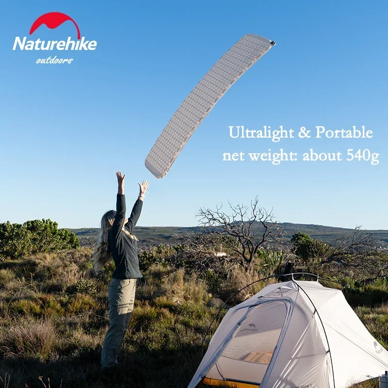 Imagem -04 - Naturehike-ultraleve Portátil Automática Inflável Pad Outdoor Camping Tent Mat Esponja à Prova de Umidade Pad