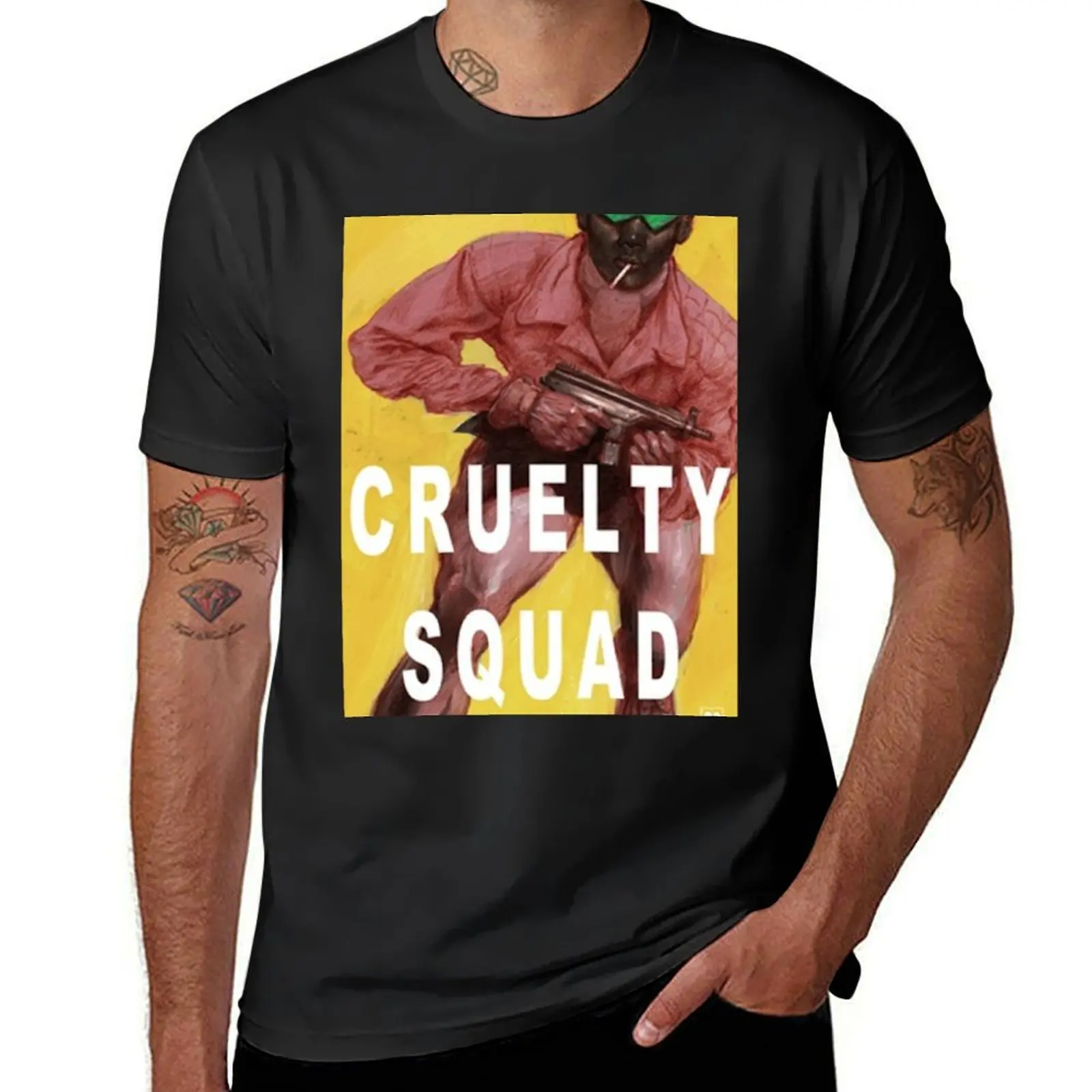 cruelty squad smoke T-Shirt anime clothes plus sizes customs oversized t shirt men