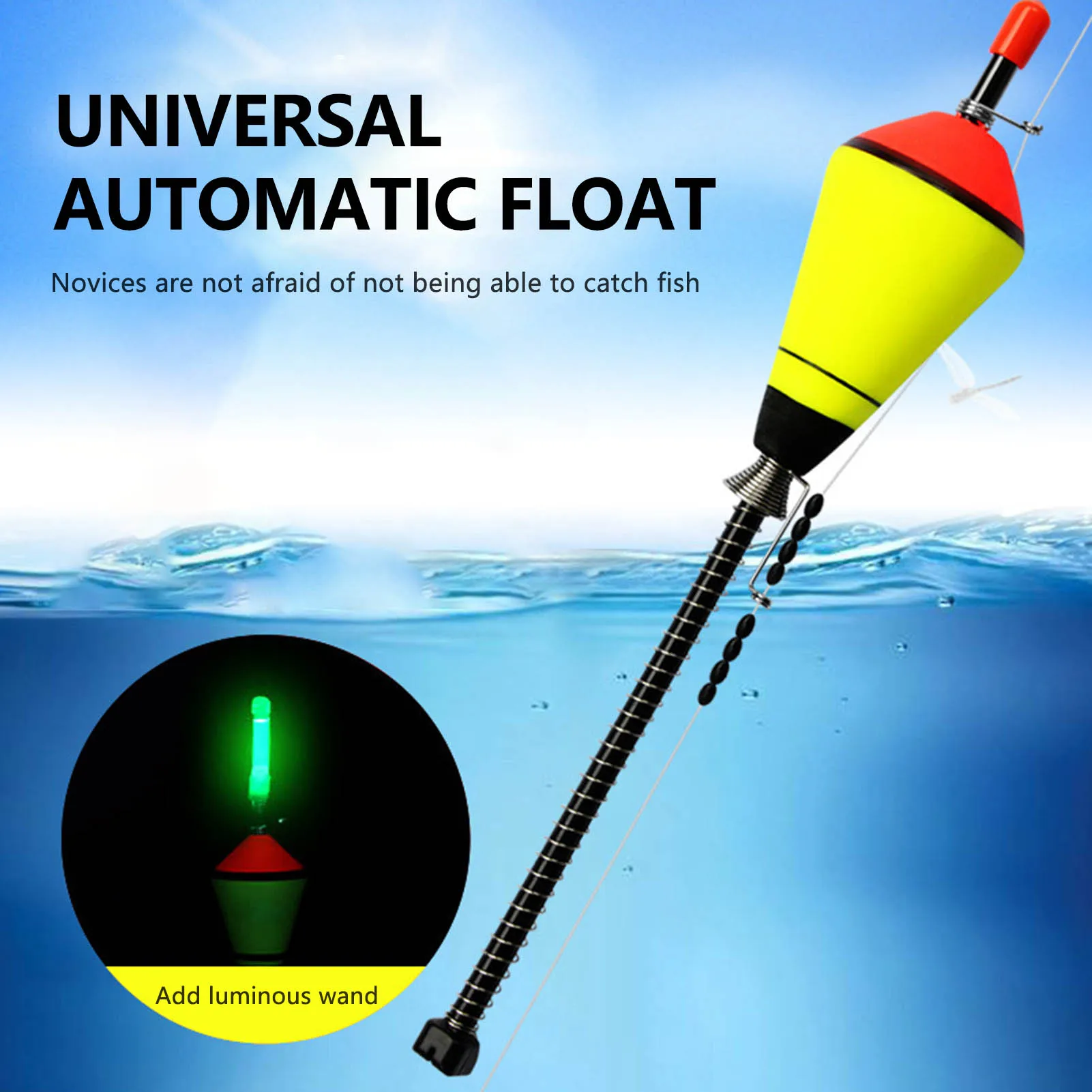 Automatic Fishing Floats Set with High Elasticity and Good Stability Essential Tool Suitable for River Reservoirs Ponds