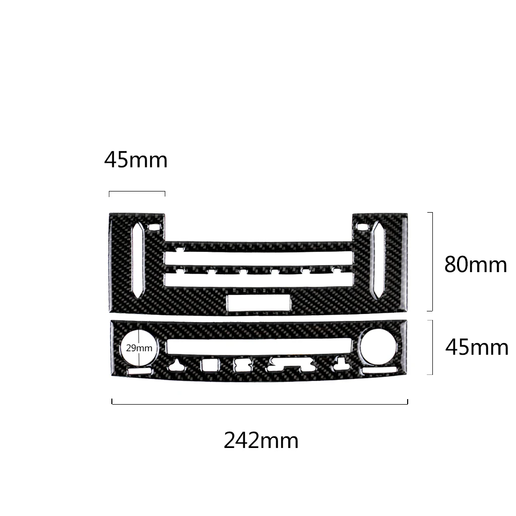 New Carbon Fiber Center Console CD Panel Trim Air Conditioning Sticker For LEXUS IS250 /300/ IS350 /200 2014-2018 Interior