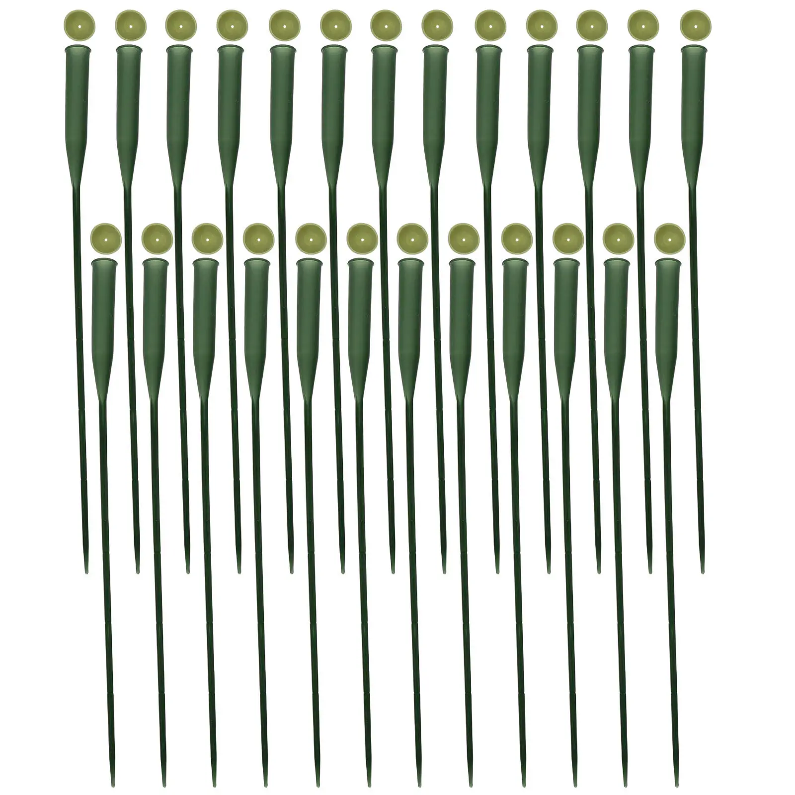 25Pcs Plastic Floral Water Tubes 30Cm Long Stem Hydration Tubes with Leakproof Caps Ideal for Orchids Wedding Home Decor Flower