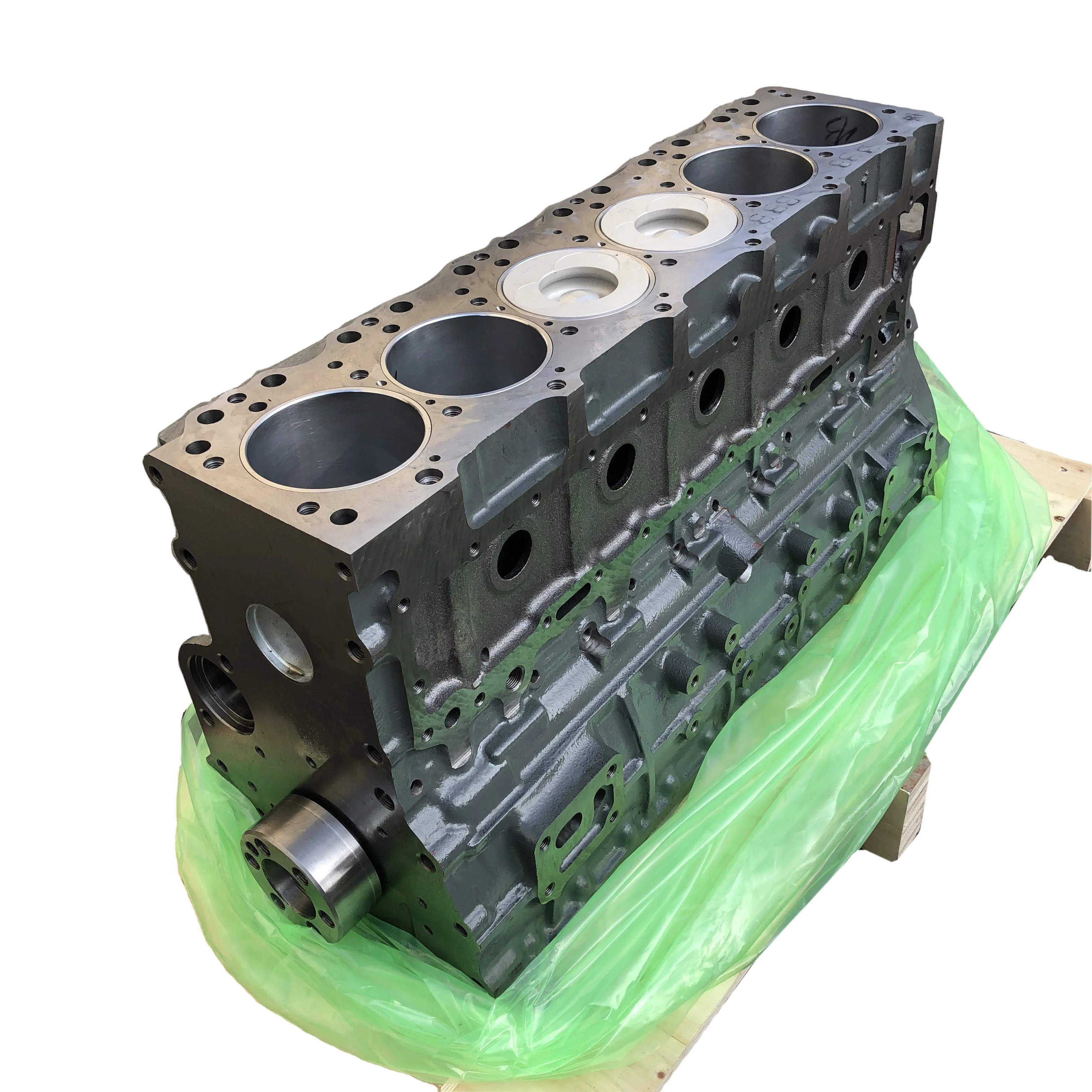 High quality Isuzu 6BG1 6BG1T diesel motor block for Hitachi EX200-5 EX210H-5 EX225 EX200-3 excavator parts 6BG1T engine block