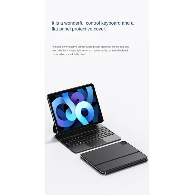 New--Magic Keyboard For Ipad Air 6 11 Inch/Ipad Air 4/5 10.9 Inch Tablet Case Magnetic Touchpad Bluetooth Wireless Keyboard