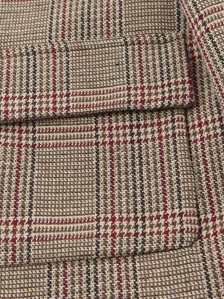 European and American style autumn new fashion trend women's clothing lapel long sleeve houndstooth short suit jacket trousers