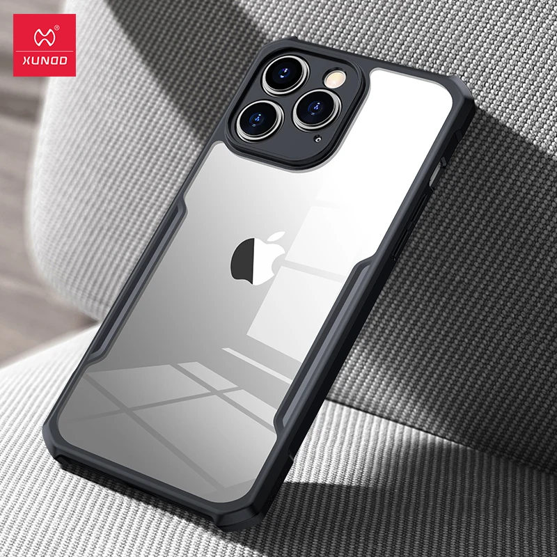 Funda For iPhone 14 Pro Max Case XUNDD Airbags Shockproof Bumper Transparent Back Cover For iPhone 14 Plus чехол