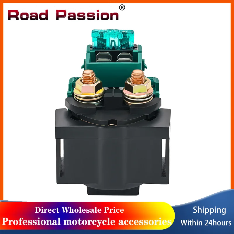 Road Passion Motorcycle Starter Relay For KAWASAKI ZX1000 ZX1100 ZX600 ZX750 KLX650 VN1500 VN800 KLF220 EL250 EN500 27010-1254